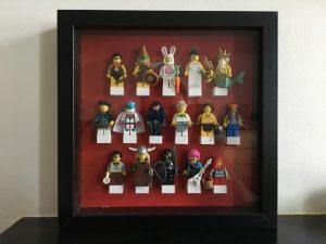 Home-made Lego Minifigure Display Case